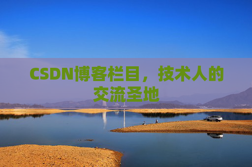 CSDN博客栏目，技术人的交流圣地